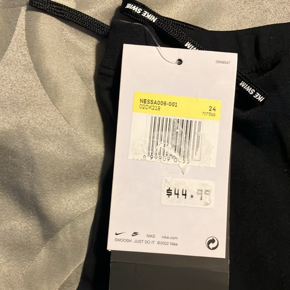 NWT Nike Men's HydraStrong Vex Black Jammer Swimsuit size 24 - Picture 4 of 4